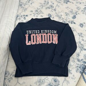 Abercrombie Kids Navy Sweatshirt Size 5/6